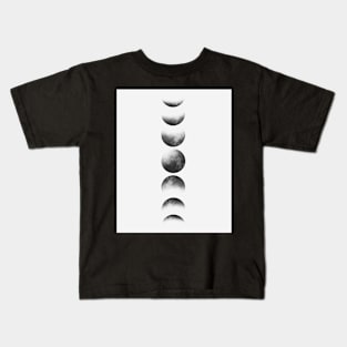 Moon, Moon print, Scandinavian, Nordic, Fashion print, Scandinavian art, Modern art, Wall art, Print, Minimalistic, Modern Kids T-Shirt